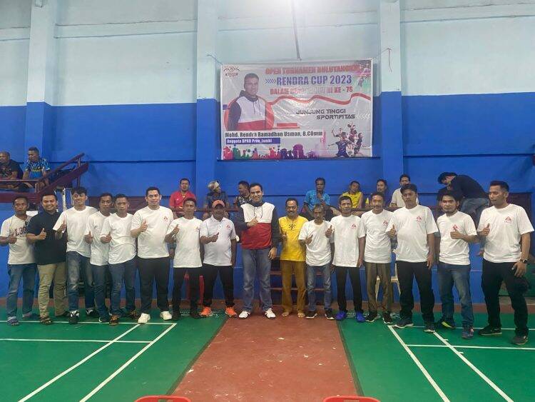 Rendra Cup Hadir, Bukti Rendra Usman Makin Disukai Masyarakat Tanjab Barat