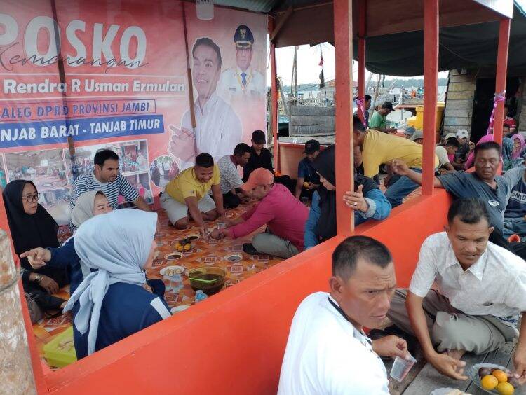 Alasan Warga Tanjab Barat Dirikan Posko Kemenangan Rendra Usman