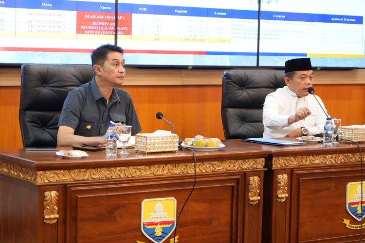 Bachyuni Deliansyah Rapat Bersama Al Haris soal Pembebasan Lahan Fasum Jalan Tol