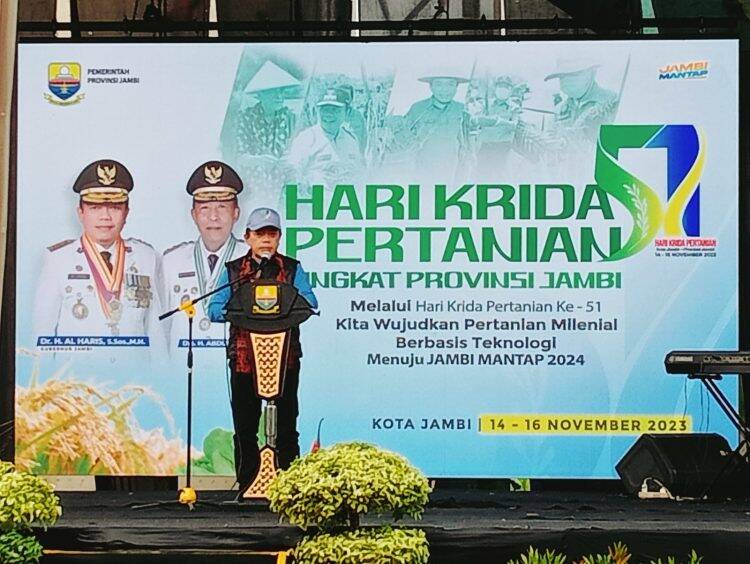 Pertumbuhan Ekonomi Jambi 1,9 Persen Disumbangkan dari Sektor Pertanian
