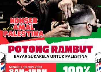 Bentar Lagi! Konser Amal Peduli Palestina di Tugu Keris Siginjai, Menarik sampai Potong Rambut Bayar Suka-suka