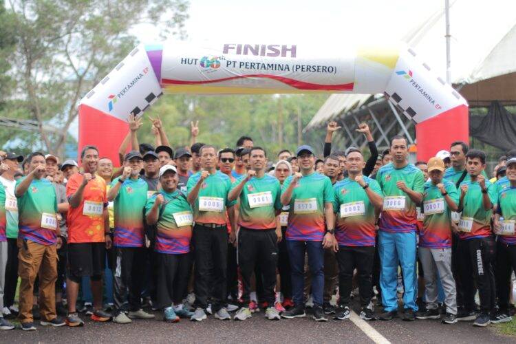Pertamina EP Field Jambi Adakan Fun Running 7K, Hadiah Sepeda Motor juga Santuni Anak Yatim