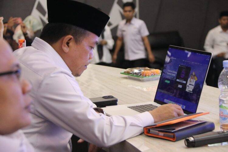 Saat Al Haris Menyapa Pemerintah Desa Penerima Bantuan Internet dan Puji Terobosan Diskominfo