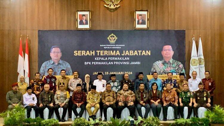 Ketua DPRD Hadir Serah Terima Jabatan Kepala BPK Perwakilan Provinsi Jambi