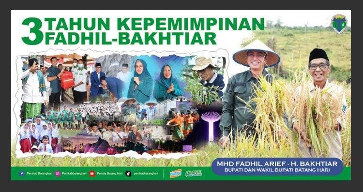 3 Tahun Fadhil-Bakhtiar, Batang Hari Maju Pesat