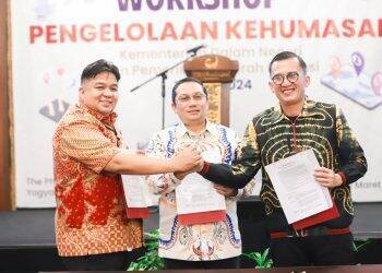 Kadis Kominfo Provinsi Jambi Hadiri Workshop Pengelolaan Kehumasan Kemendagri dan Pemerintah Daerah