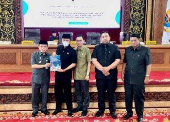 Edi Purwanto Pimpin Rapat Paripurna LKPJ Al Haris Tahun 2023