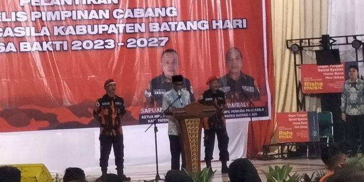 Kata Wabup, Pemuda Pancasila Ormas Penting dalam Pembangunan Batanghari