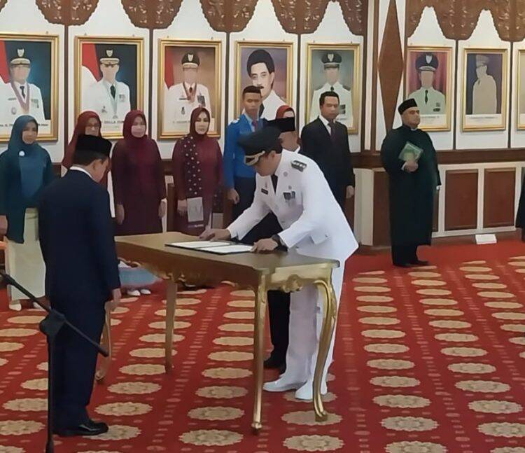 Penyetor Rp6 Miliar Kasus Zumi Zola Resmi Dilantik Jadi Pj Bupati Tebo