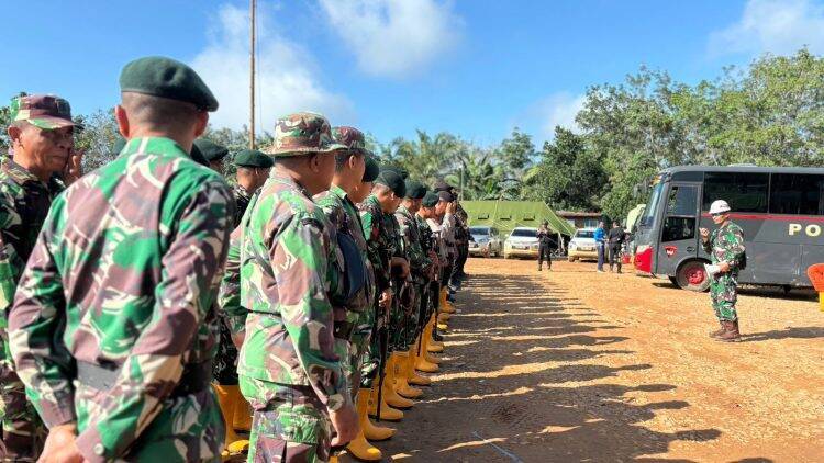 Tim Gabungan Tutup Ratusan Sumur Tambang Ilegal di Desa Bungku dan Desa Pompa Air