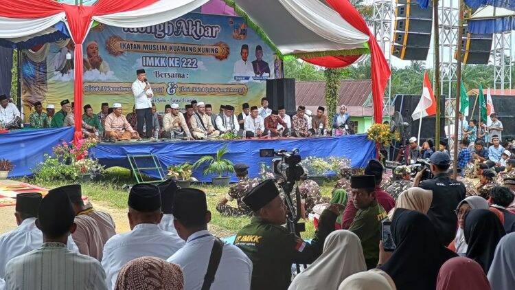 Gubernur Al Haris Hadiri Tabligh Akbar Ikatan Muslim Kuamang Kuning