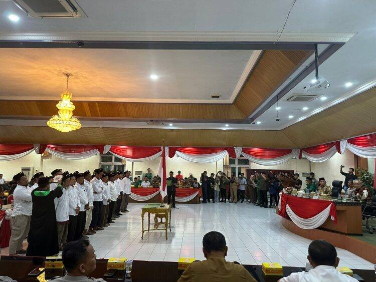 Jaringan JAS dan Eks Napiter Wilayah Jambi Berikrar Setia NKRI