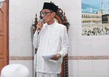 Bakhtiar Shalat Ied di Mesjid Muara Bulian