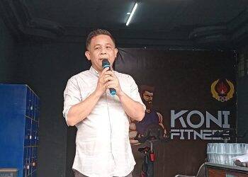 Potong Tumpeng Menandai Launching KONI Fitness Jambi