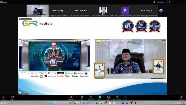 Al Haris, Nadiem hingga AHY Raih Penghargaan Top GPR Figure Award 2024 