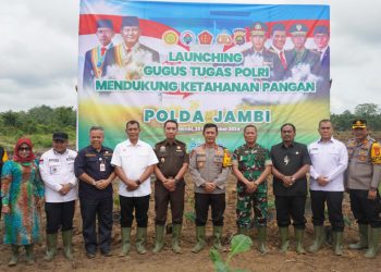 Plt Bupati Hadiri Launching Gugus Tugas Polri Ketahanan Pangan