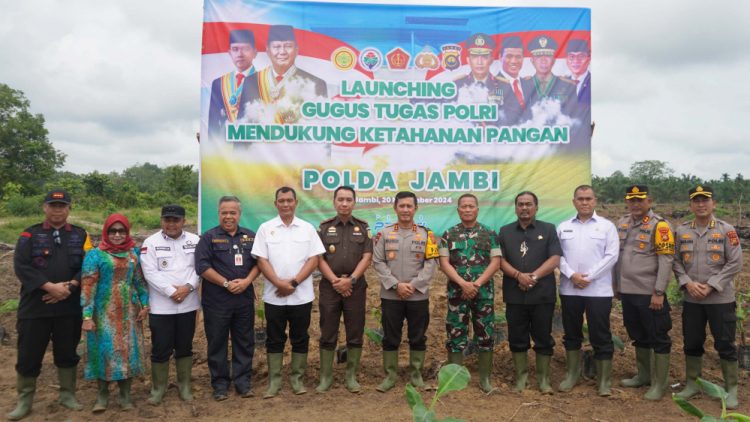 Plt Bupati Hadiri Launching Gugus Tugas Polri Ketahanan Pangan