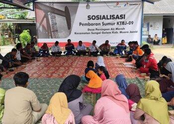 Jelang Bor Sumur KTBJ-09, Pertamina EP Jambi Field Gelar Sosialisasi dan Syukuran