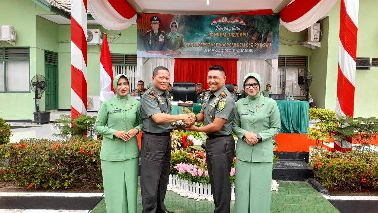 Kunjungan Danrem 042/Gapu ke Kodim 0415/Jambi Penuh Motivasi