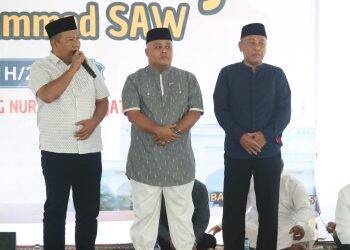 Tanjabtim Gelar Isra Mi’raj dan Pelepasan Purna Tugas Bupati dan Wakil