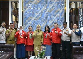 Sri Purwaningsih Apresiasi Karate-Do Muda Kota Jambi