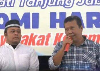 Bupati dan Wakil Bupati Tanjabtim Kunjungan ke Mendahara Ilir