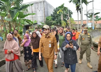 Wawako Diza Cek Dapur Umum di Lokasi Banjir