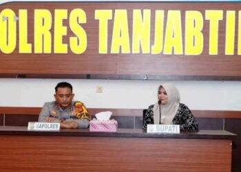 Dillah Hikmah Sari Silaturahmi dengan Kapolres Tanjab Timur