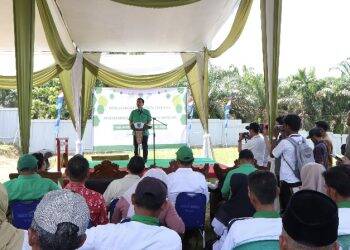 Antusias Warga Tinggi Saat Bupati Batanghari Canangkan Ladang Peris Sebagai Desa Cantik