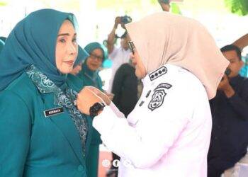 Pesan Penting Bupati Tanjabtim Usai Lantik Pengurus TP PKK dan Posyandu