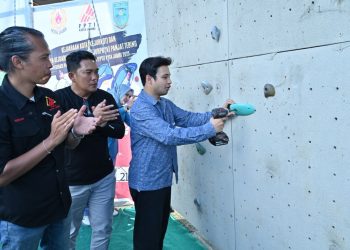 63 Atlet Ramaikan Kejurkot dan Kejurprov Panjat Tebing FPTI Kota Jambi