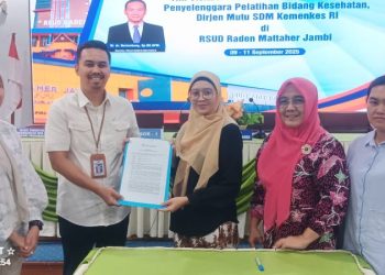 Visitasi Diklat dan Penelitian Kemenkes di RSUD Raden Mattaher Selesai