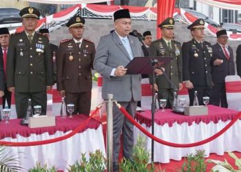 Kemas Faried Bacakan Teks Proklamasi HUT ke-80 RI