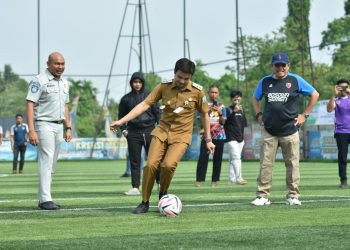 Mini Soccer Harhubnas, Wawako Diza: Bukan Sekadar Kompetisi Namun Ajang Silahturahmi