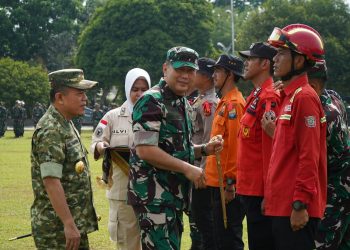 Al Haris Dampingi Pangdam XX/TIB Pimpin Apel Kesiapsiagaan Penanggulangan Karhutla di Provinsi Jambi
