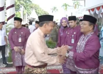 Hadir HUT ke-79 Pemerintah Kota Jambi, Bupati BBS: Wajib Dibantu