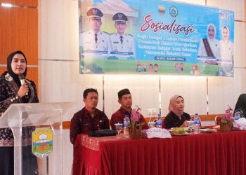 Bunda Ririn Sosialisasi Wajib Belajar Prasekolah