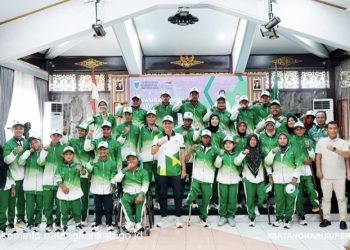 Bupati Fadhil Arief Lepas Kontigen NPCI Menuju Peparprov Jambi