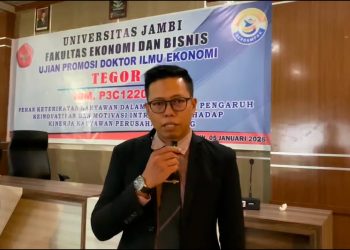Riset di Perbatasan Singapura–Malaysia, UNJA Luluskan Doktor Ilmu Ekonomi