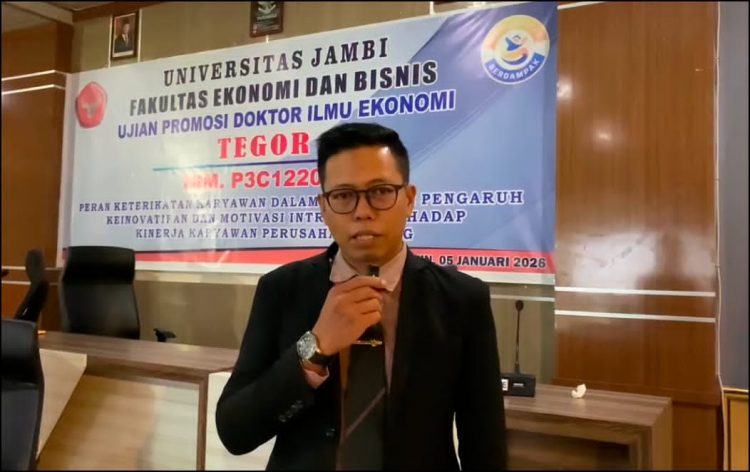 Riset di Perbatasan Singapura–Malaysia, UNJA Luluskan Doktor Ilmu Ekonomi