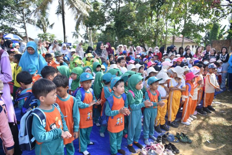 500 PAUD Hadiri Edukasi Tanam Jagung di Poktan Kasturi