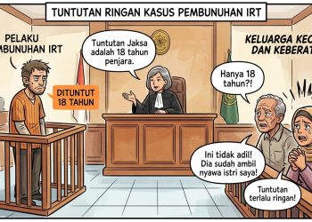 Berharap Hukuman Mati, Ternyata Pembunuh IRT Hanya Dituntut 18 Tahun