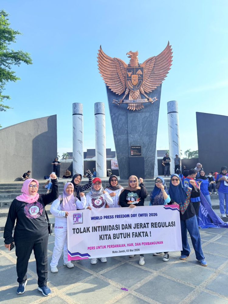 Hari Kebebasan Pers Sedunia, FJPI Jambi Gelar Orasi Damai, Tekankan Perlindungan kepada Jurnalis